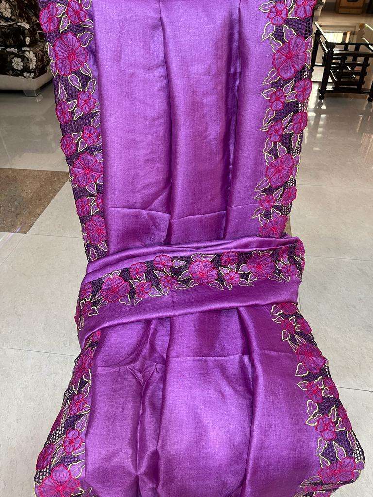buy Pure Tussar Silk Saree